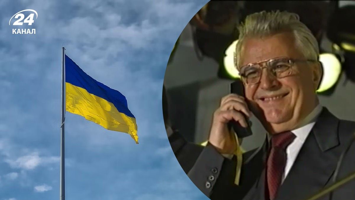 Леонид Кравчук совершил первый мобильный звонок в Украине Леонид Кравчук совершил первый мобильный звонок в Украине