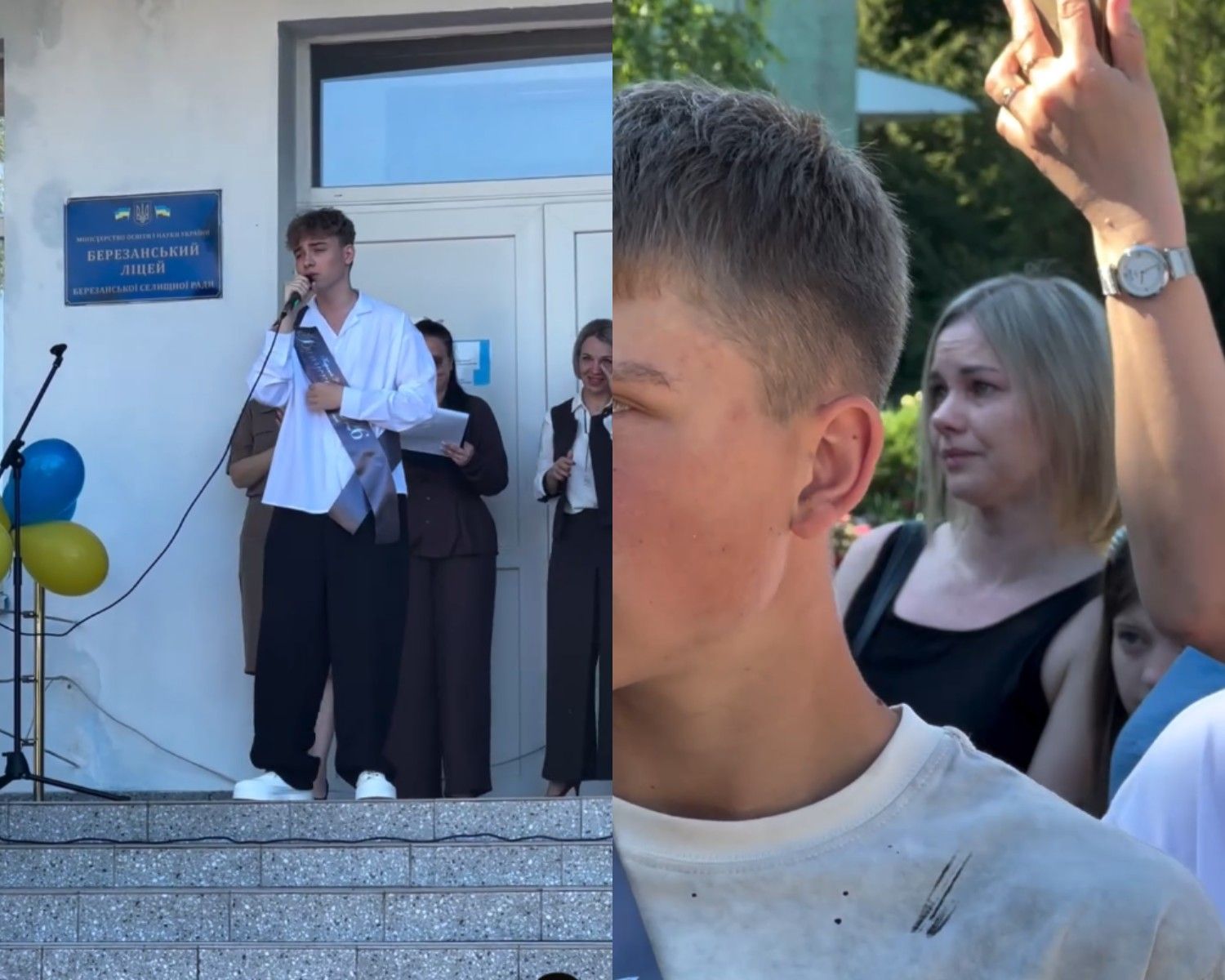 Випускник зворушив мережу піснею про маму Випускник зворушив мережу піснею про маму