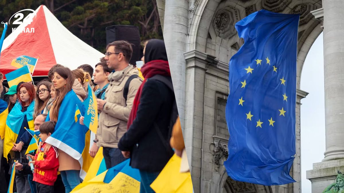 Украинские беженцы в ЕС