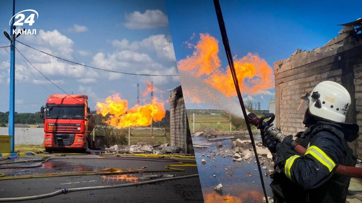 Последствия удара по Одесской области Последствия удара по Одесской области