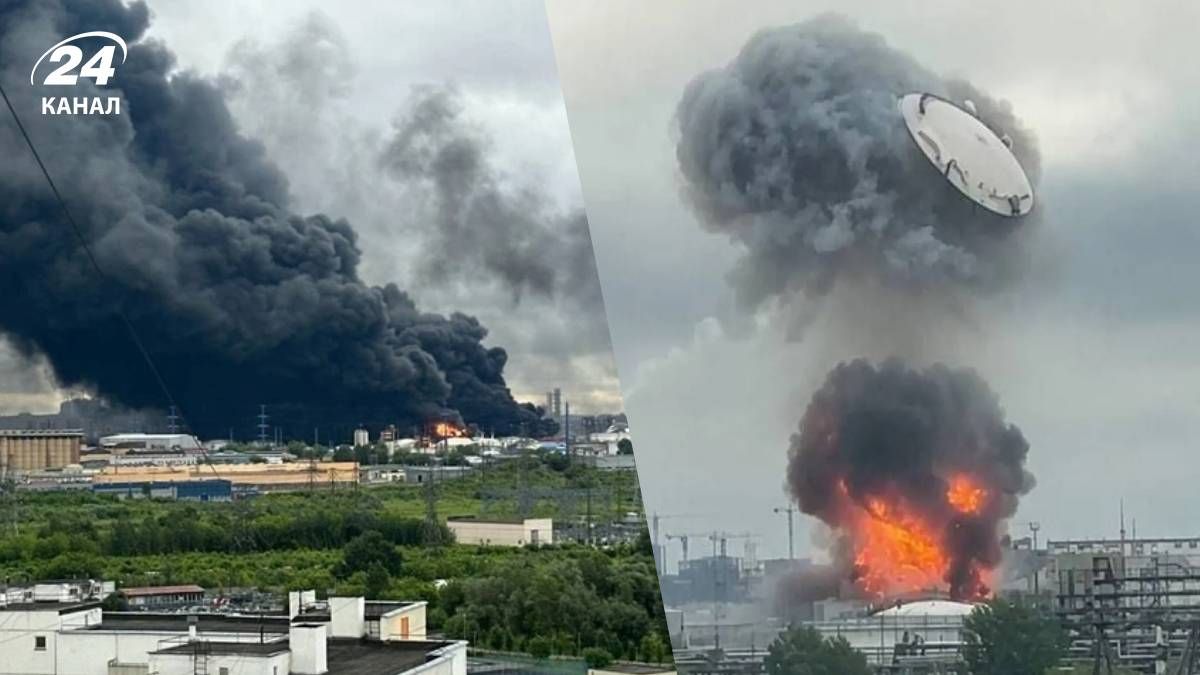 Україна двічі вдарила по Московському НПЗ 