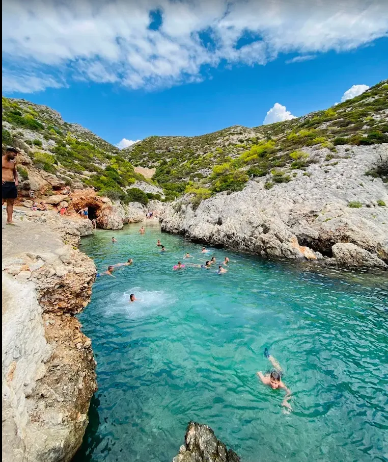 Пляж Porto Limnionas Beach