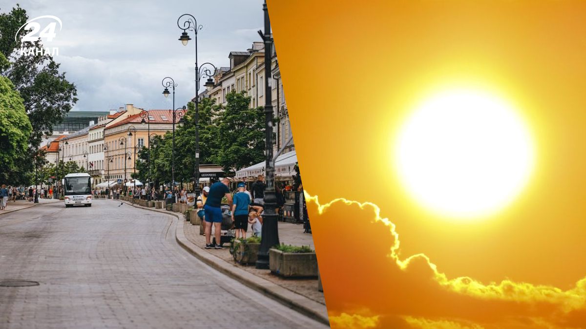 Летняя жара в Польше Летняя жара в Польше