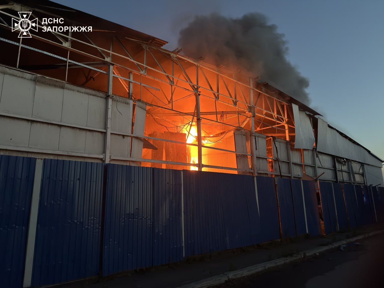 М'ясокомбінат Ювілейний у Запоріжжі зруйнований через атаку БпЛА М'ясокомбінат Ювілейний у Запоріжжі зруйнований через атаку БпЛА