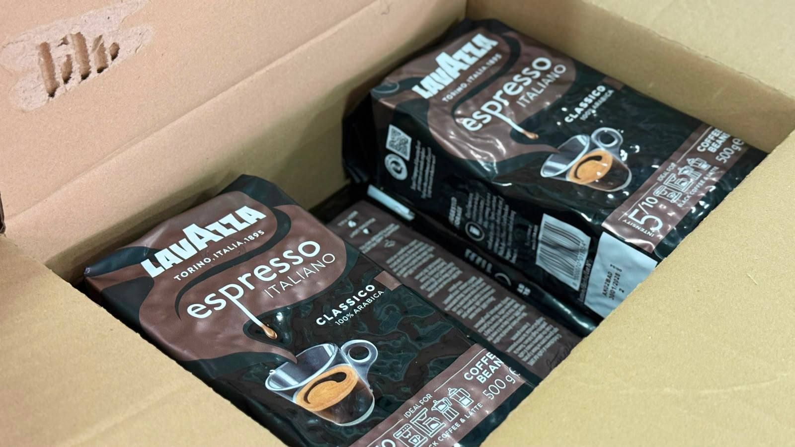 Каву Lavazza з Італії нелегальноо ввезли в Україну