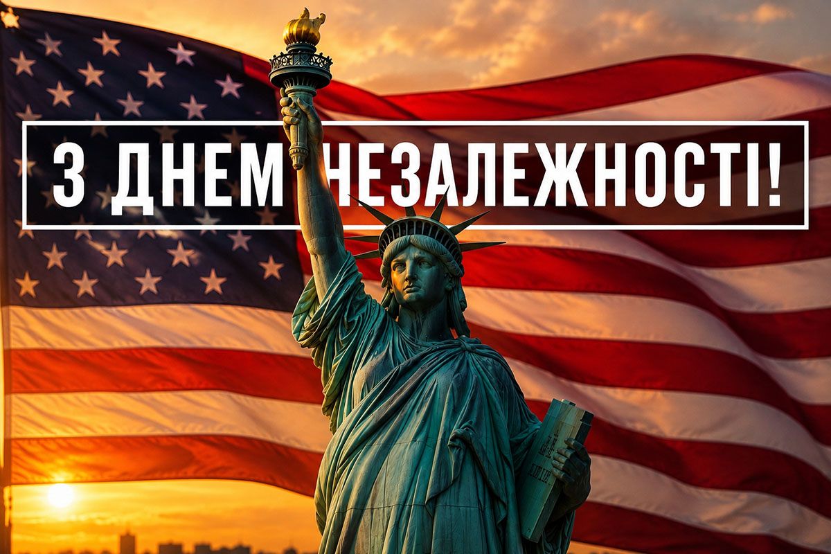 Привітання з Днем незалежності США 2026 Привітання з Днем незалежності США 2026