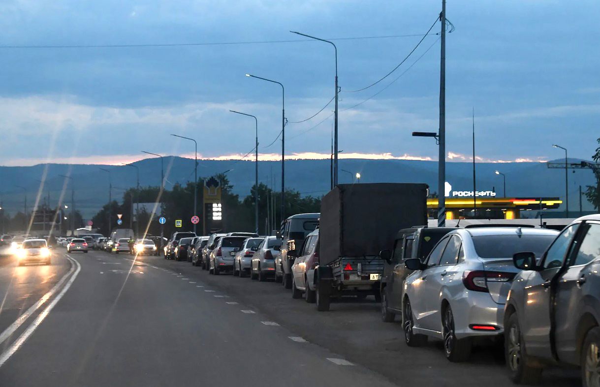 Очереди на АЗС в России, Чита