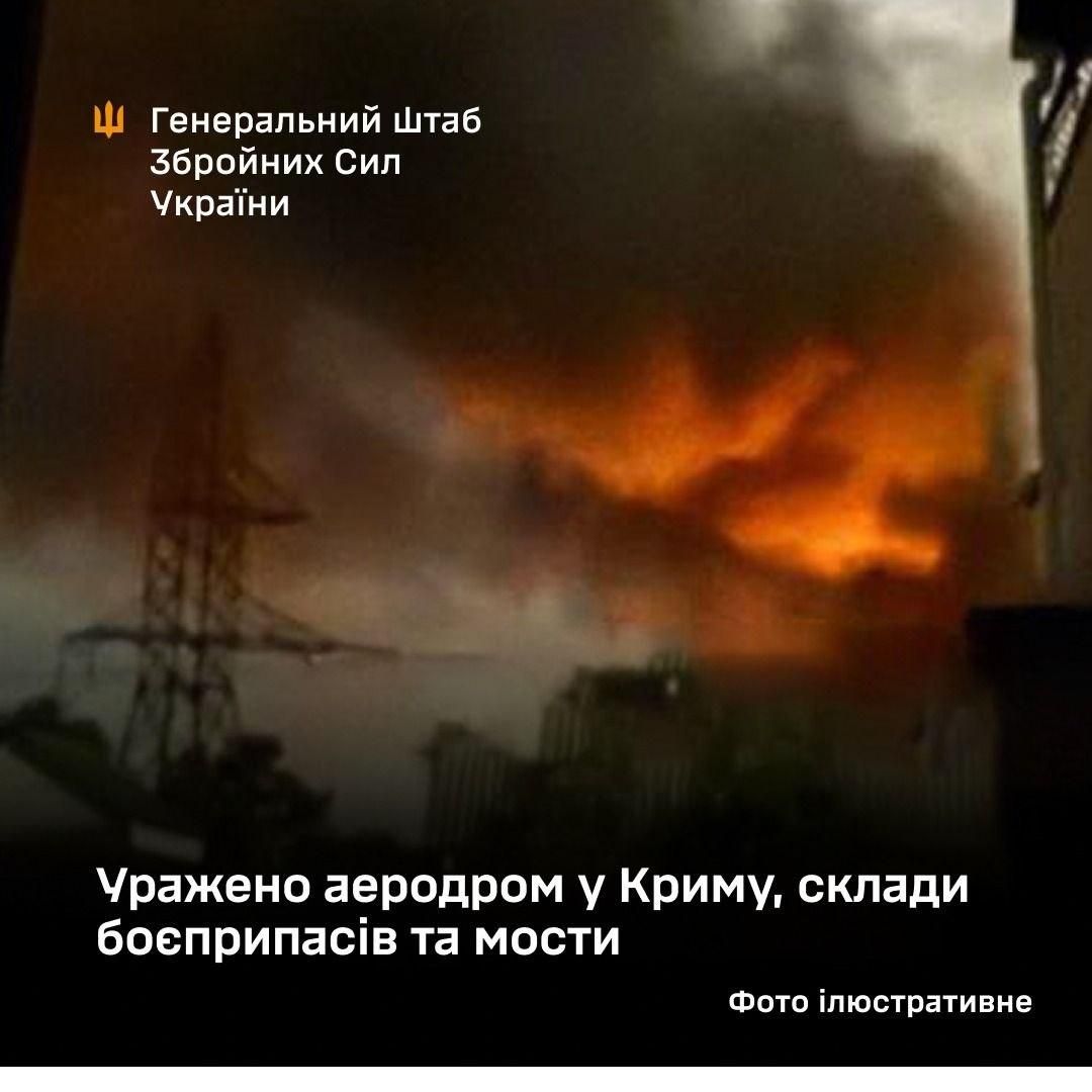 Взрывы в Крыму и Донецкой области