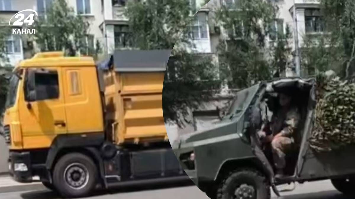 Росіяни маскують техніку, яку перекидають через Маріуполь