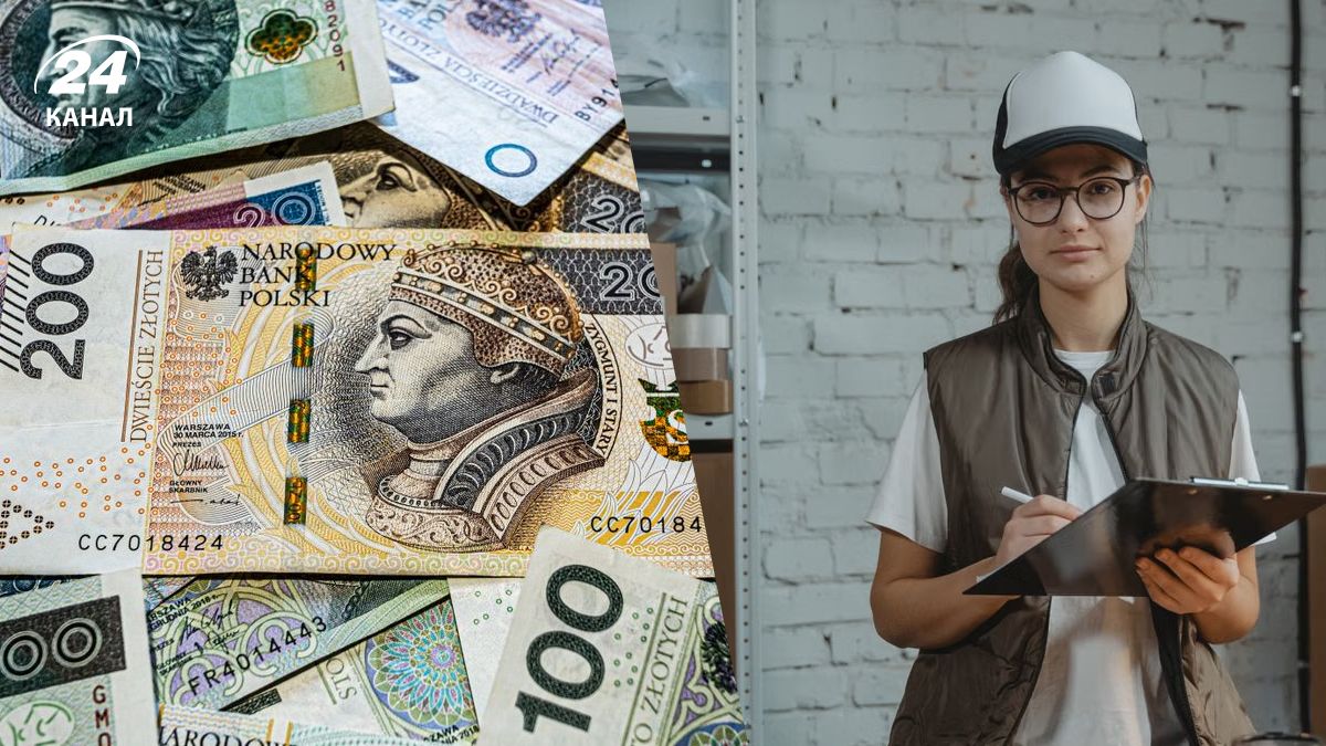 Женщина работает в Польше