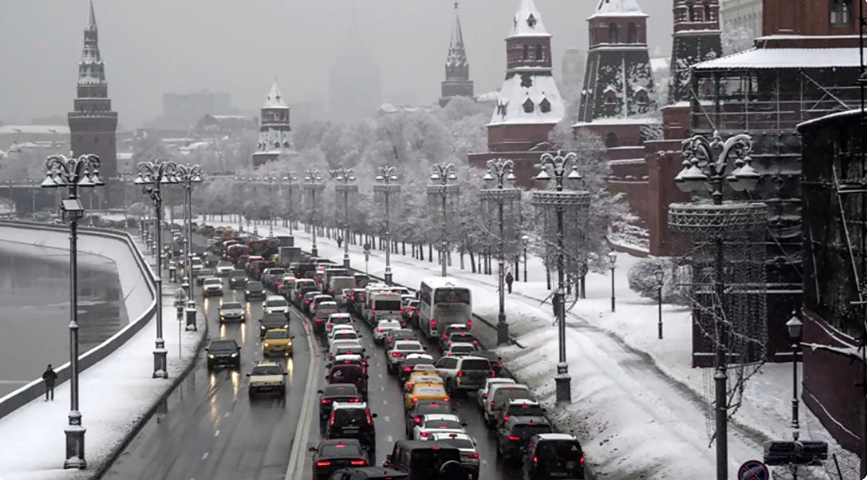 Москва зимой