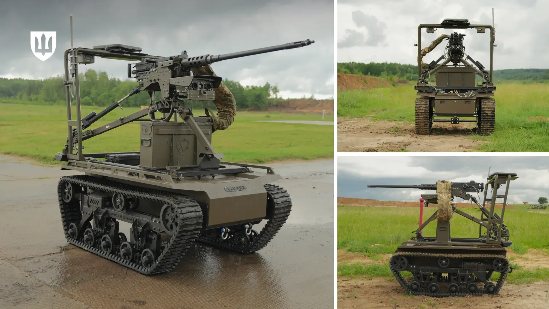 Сили оборони отримали новий бойовий НРК Tanchik Droid 127 з великокаліберним кулеметом