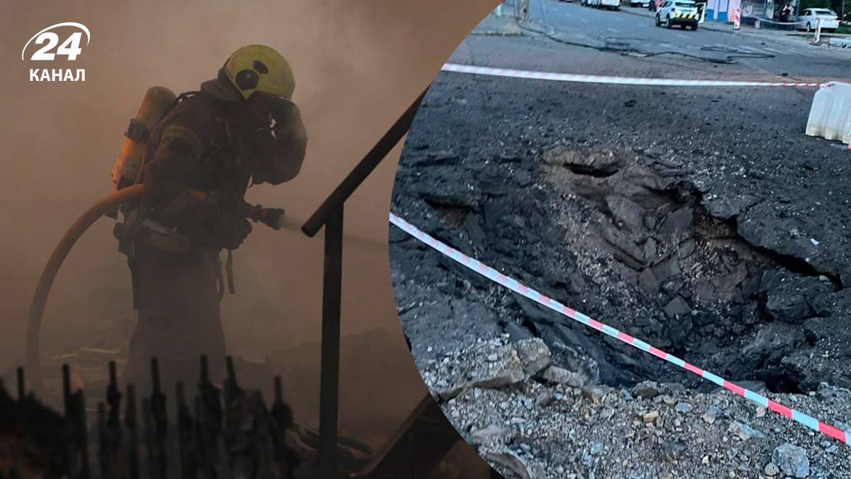 Наслідки обстрілу Києва 11 липня