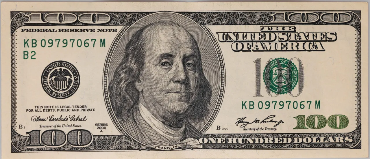 100 доларів США - хто такий Франклін, коротка історія
