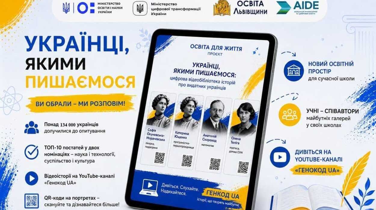 За фигуры для школьных галерей в Дии проголосовали более 134 тысяч украинцев