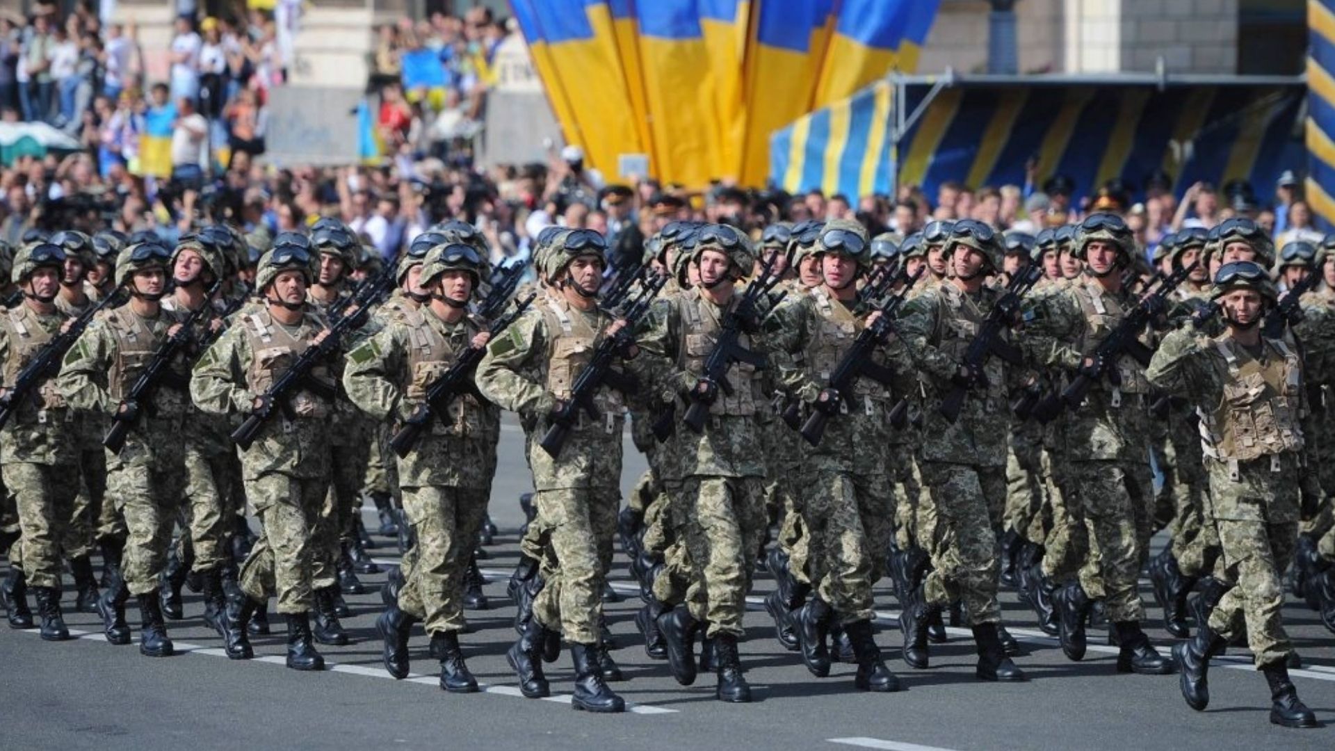 Украинские защитники пройдут маршем в Брюсселе