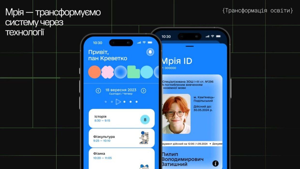 Интерфейс приложения Мрия Интерфейс приложения Мрия
