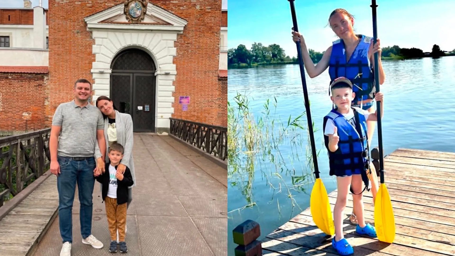 Інна Набок з сім'єю