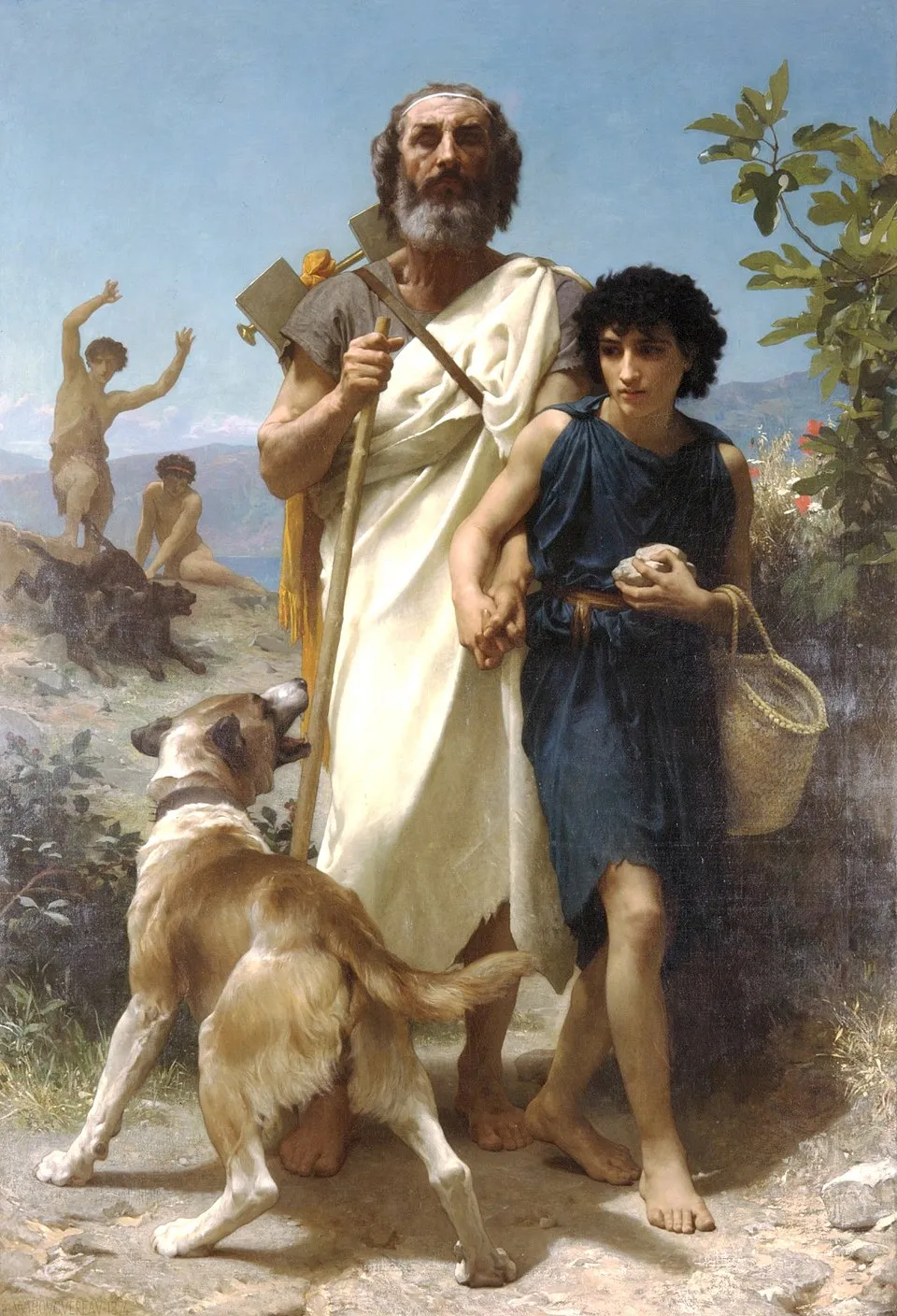 Картина Гомер та його провідник Картина Гомер та його провідник