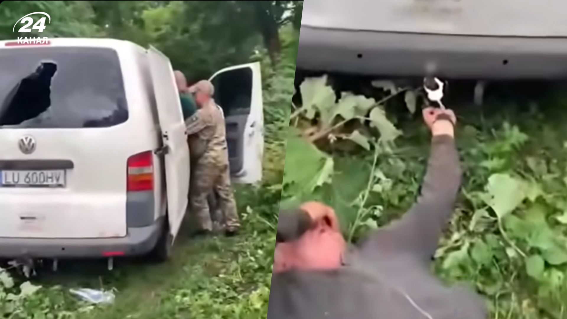 На Хмельниччині ТЦК прикували батька військового наручниками до авто