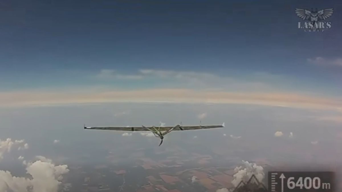 Ворожий безпілотник перехопили на висоті 6400 метрів