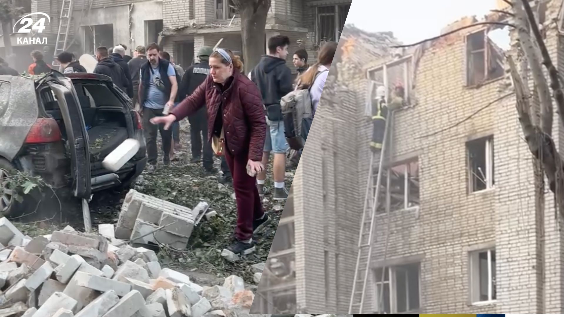 Под обломками дома во Львове остаются люди: жильцы вышли на помощь спасателям