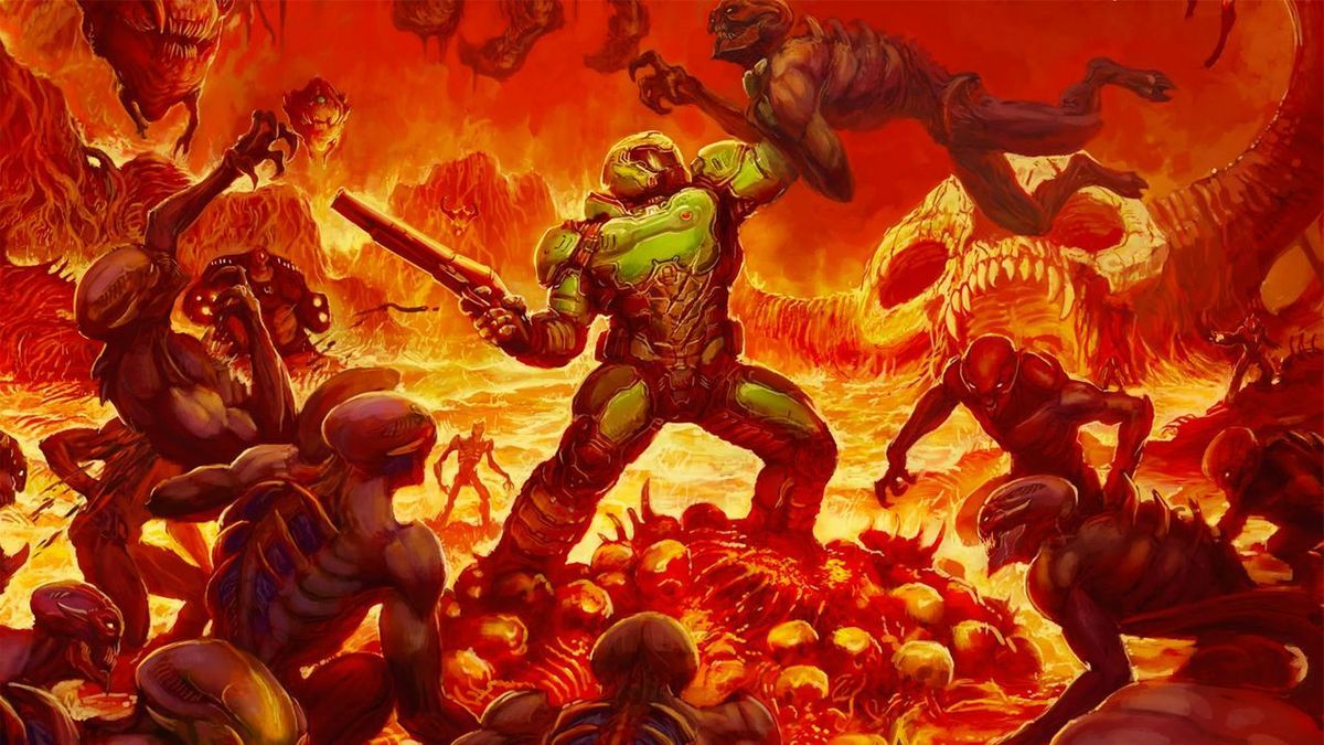 Doom запустили за допомогою Microsoft Paint
