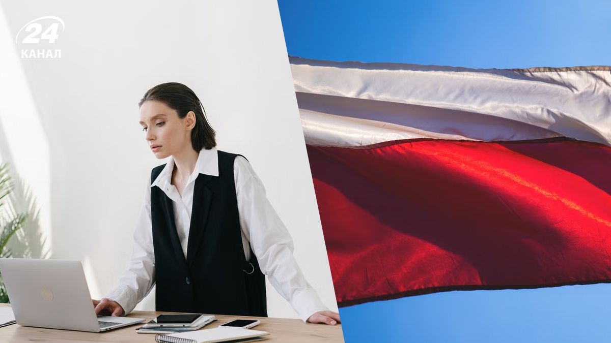 Жінка працює у Польщі