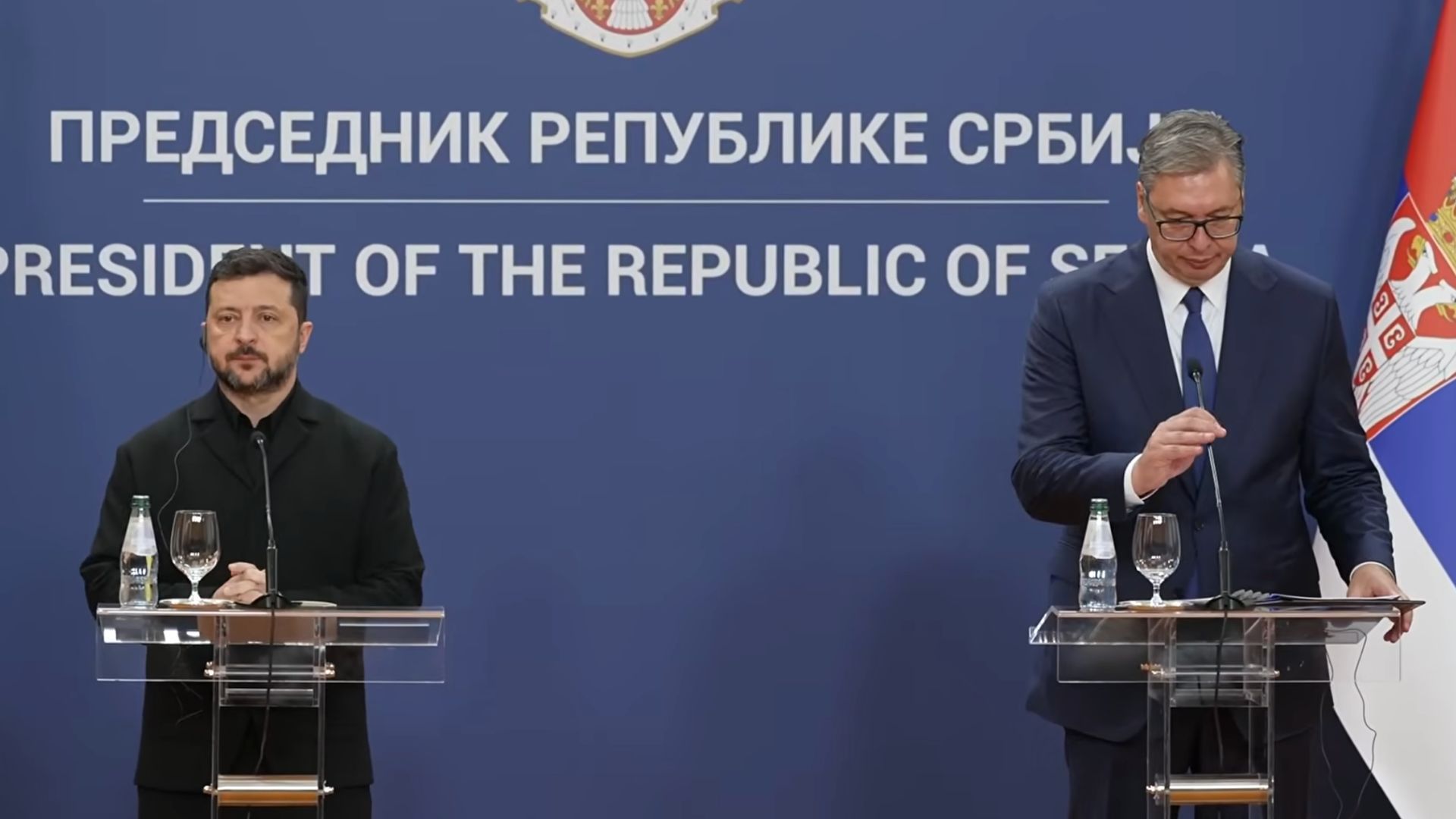 "Антибалистических ракет в 2026 году стало меньше": главное из пресс-конференции Зеленского и Вучича