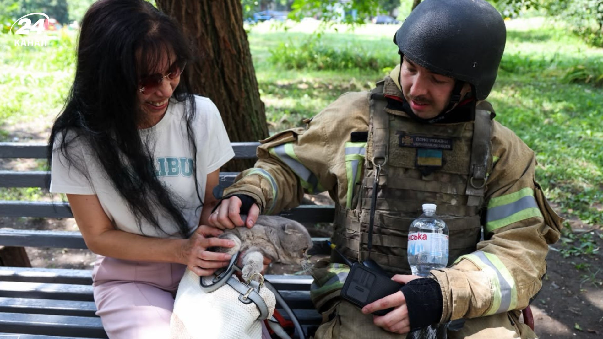 Дождался спасения: в многоэтажке Харькова, разрушенной в результате российского удара, нашли кота