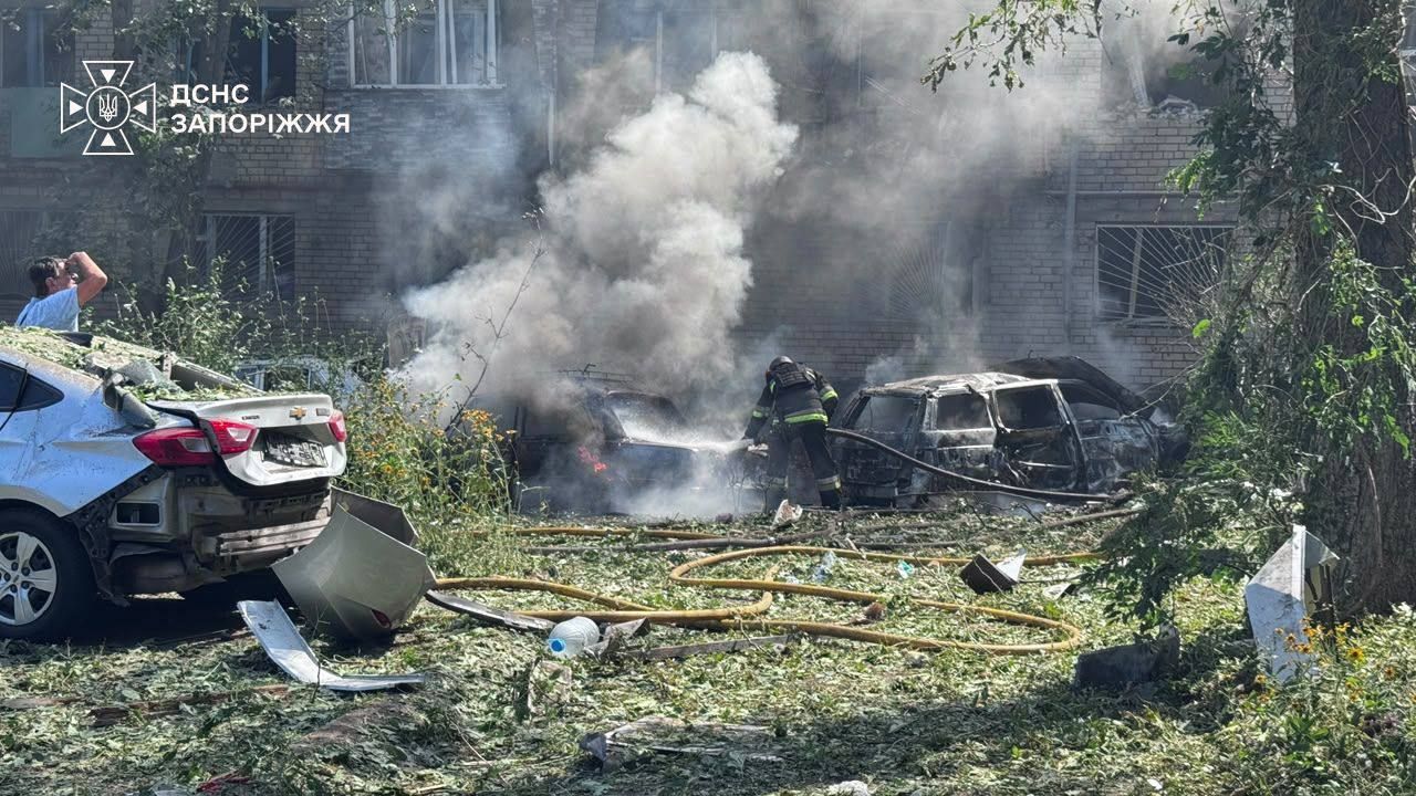 Россия нанесла авиаудары по Запорожью Россия нанесла авиаудары по Запорожью