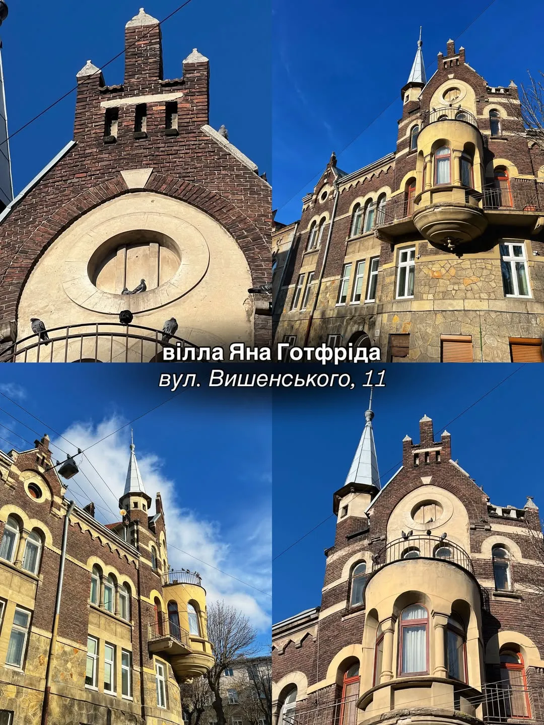 Ефектні вілли Львова / Фото з інстаграму @lviv_joy