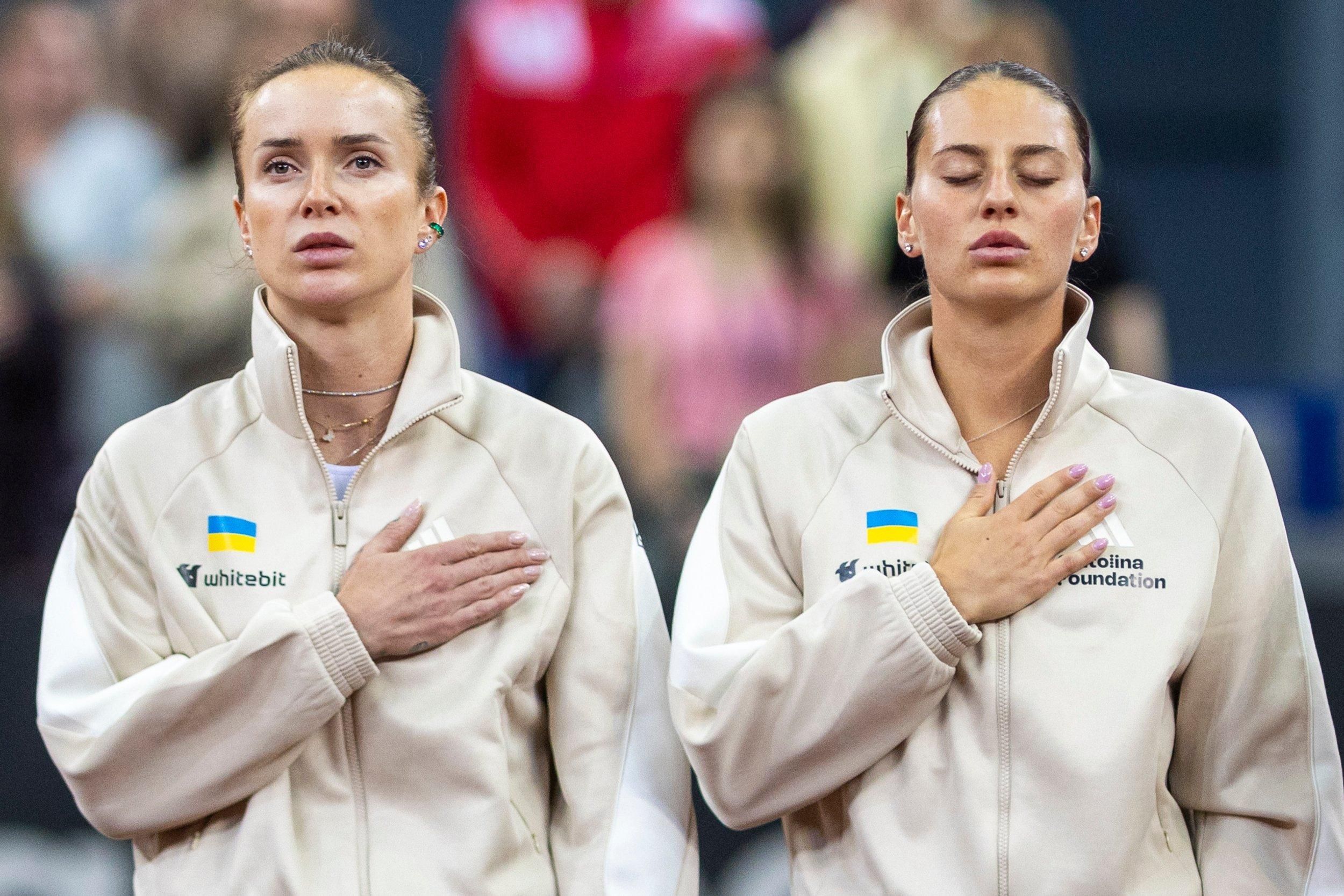 Еліна Світоліна та Марта Костюк