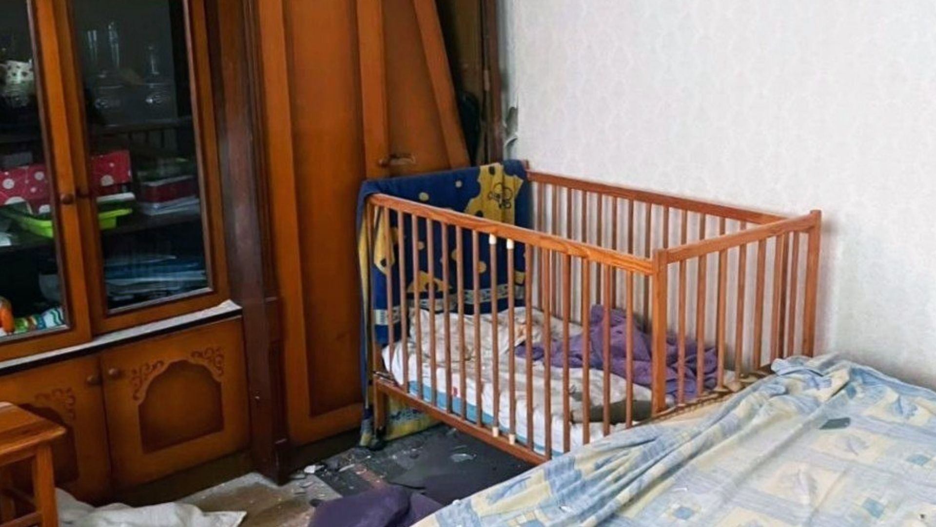 Російський боєприпас залетів у дитяче ліжечко