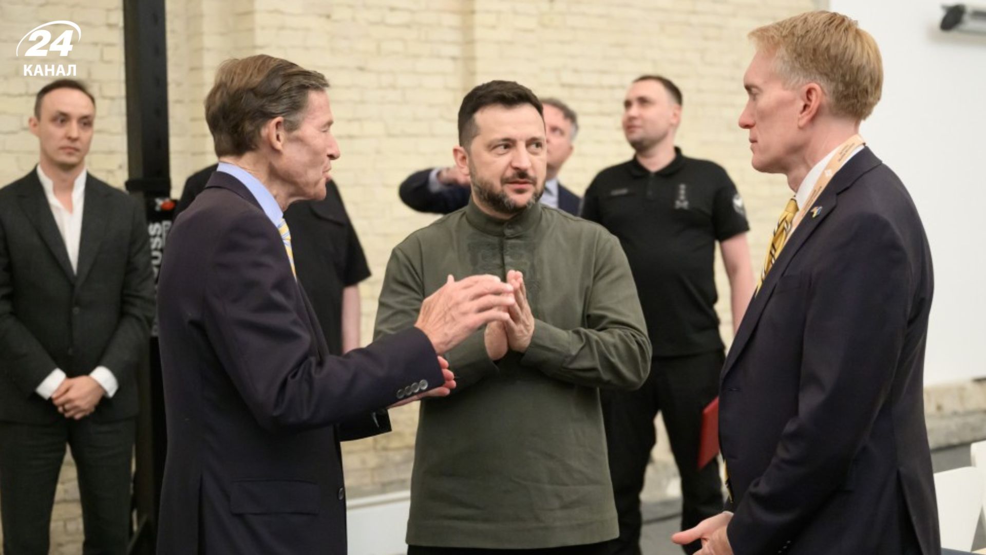 Зеленський зустрівся з сенаторами США Блюменталем і Ленкфордом