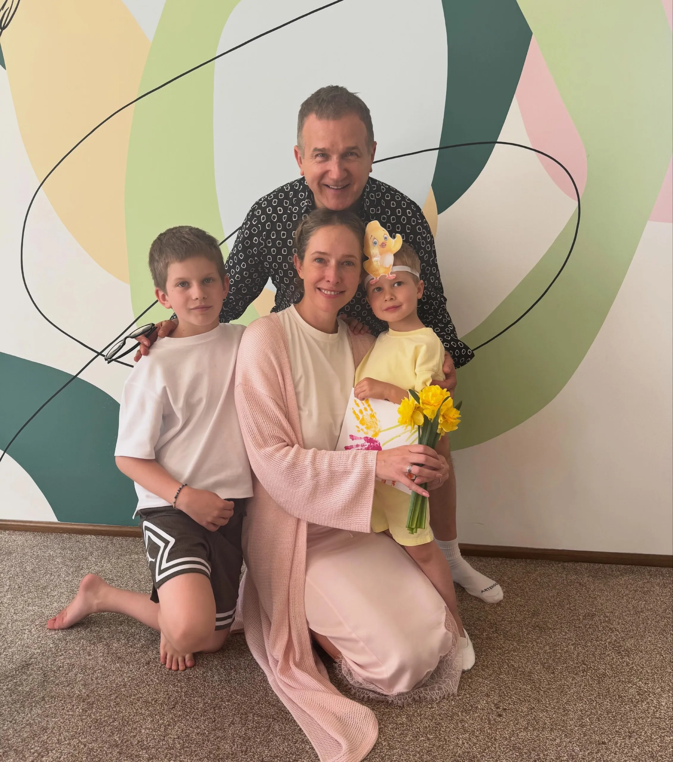 Юрій Горбунов і Катерина Осадча з синами Юрій Горбунов і Катерина Осадча з синами