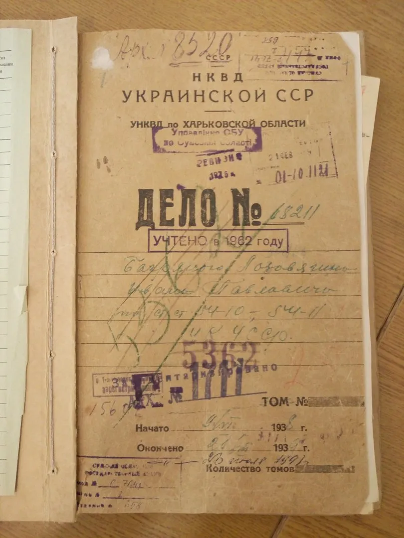 Обкладинка справи Івана Багряного