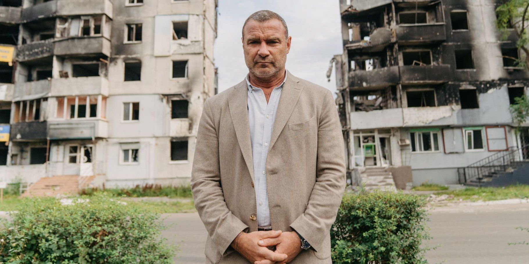 Лієв Шрайбер зустрівся з важкохворими дітьми в Україні