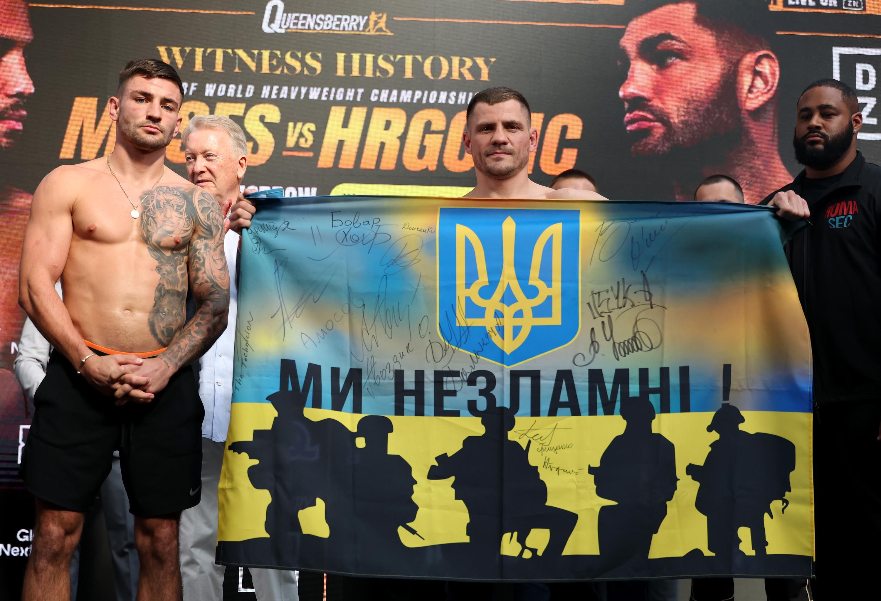 Денис Берінчик нагадав світу про війну в Україні