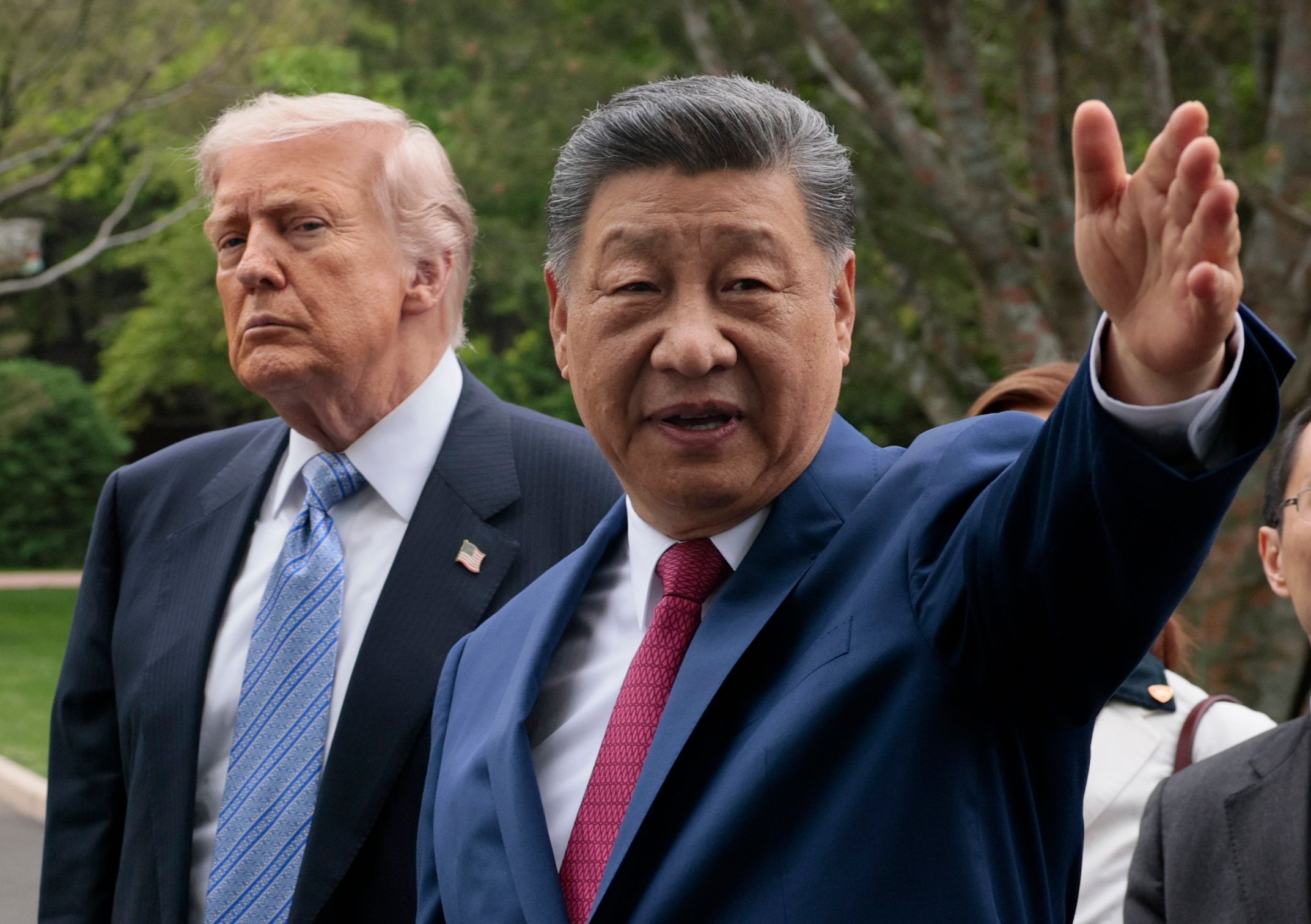 Президент США Дональд Трамп, китайський лідер Сі Цзіньпін Президент США Дональд Трамп, китайський лідер Сі Цзіньпін