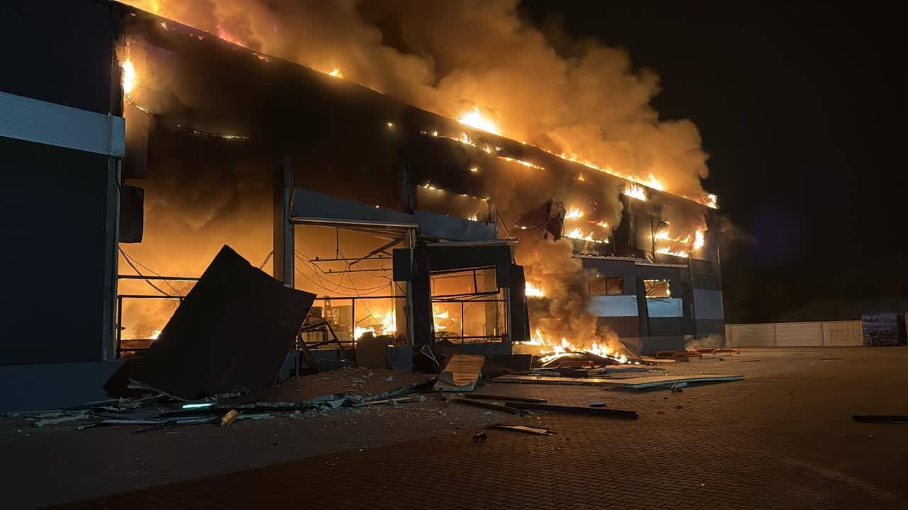 Вночі Росія знову вдарила по складах під Києвом
