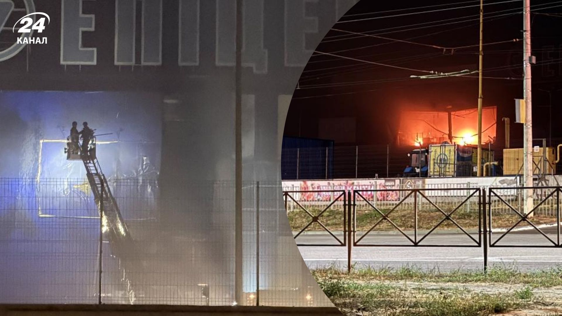 Росіяни повторно вдарили "Шахедами" по "Епіцентру" в Миколаєві: є постраждалі, спалахнула пожежа