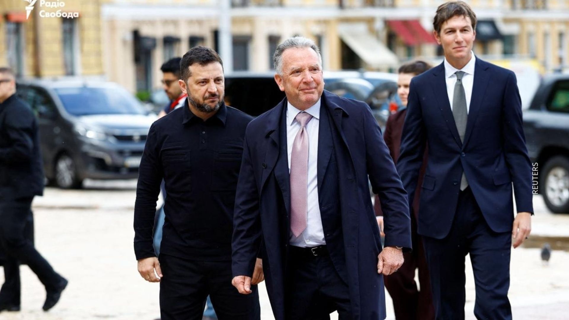 Зеленский встретил Виткоффа и Кушнер, впервые прибывших в Украину