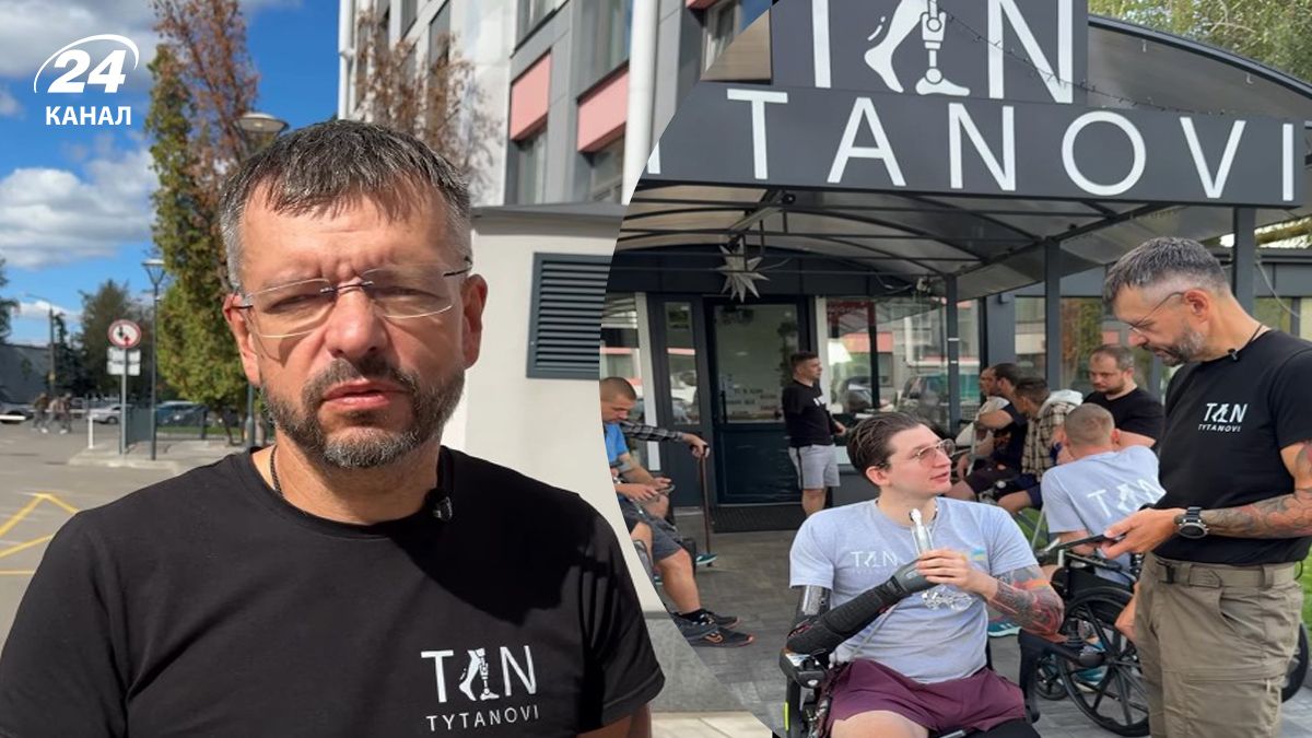 Засновник TYTANOVI_Rehab В'ячеслав Запорожець з пацієнтами Засновник TYTANOVI_Rehab В'ячеслав Запорожець з пацієнтами