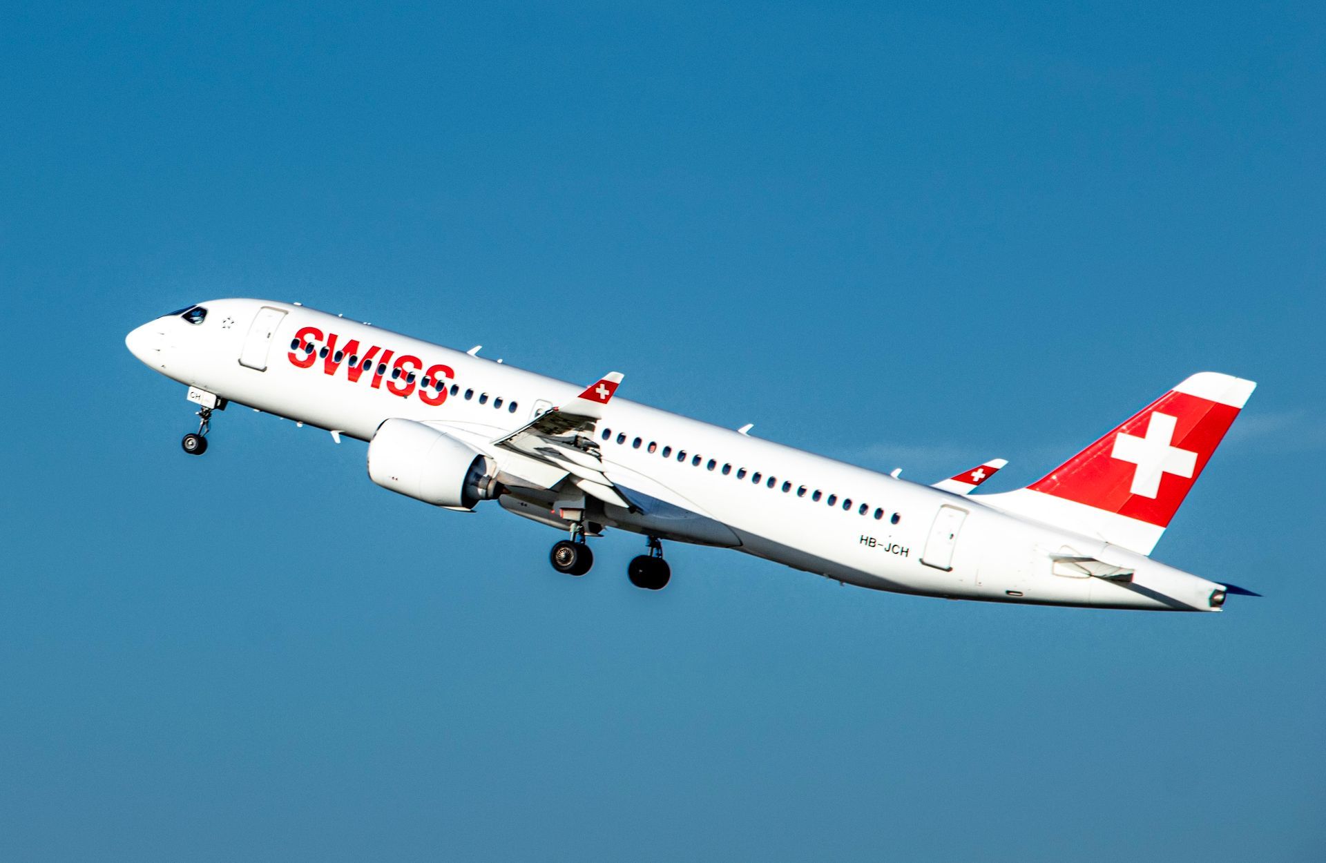 Літак авіакомпанії Swiss