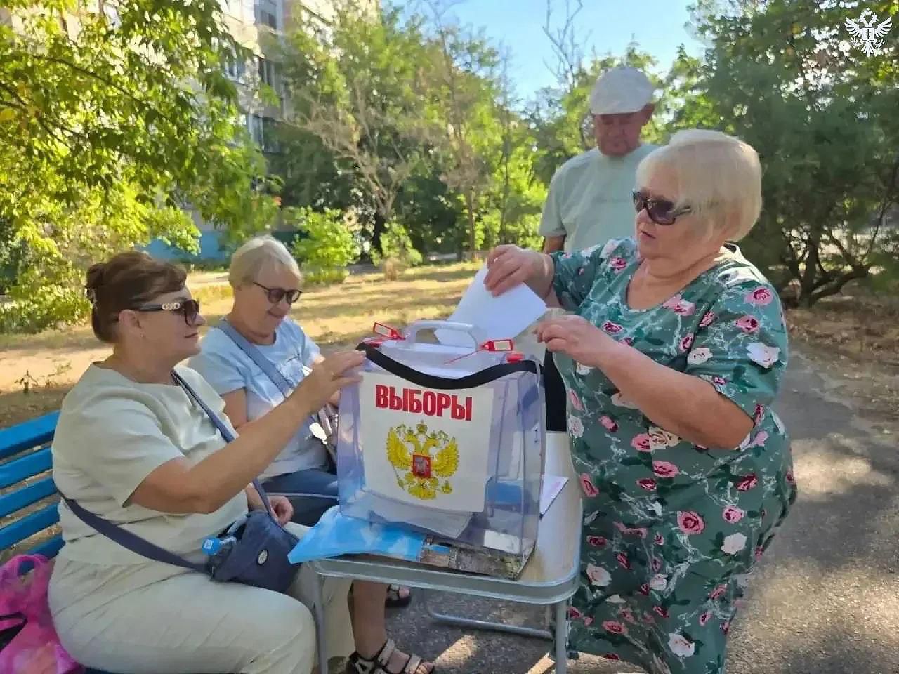 Росія проводить голосування на тимчасово окупованих територіях
