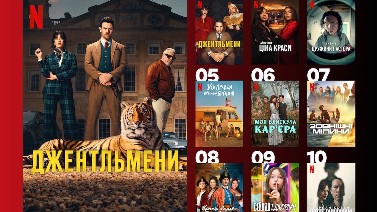 Хиты, которые смотрит вся страна: 10 самых популярных сериалов на украинском Netflix