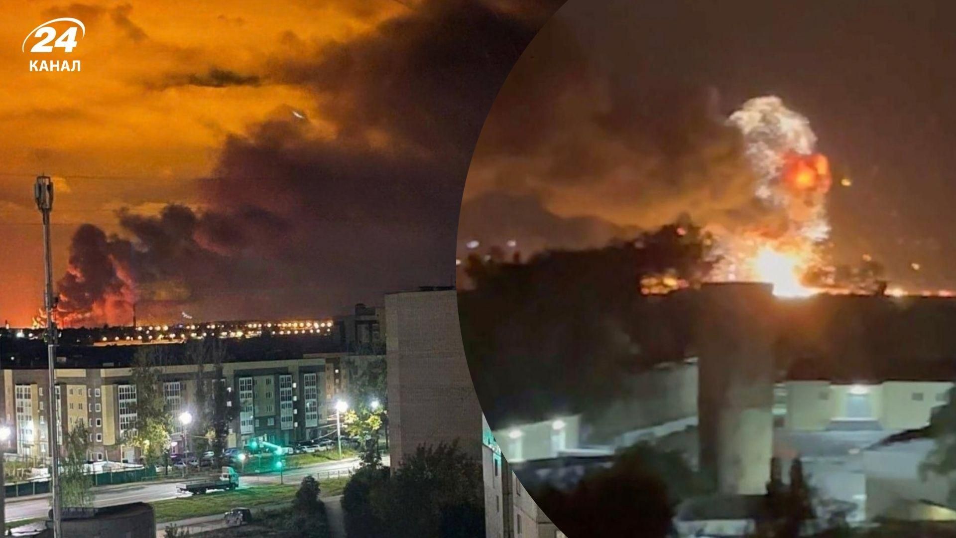 Нічна атака по Росії: палає військовий аеродром у Ростові, у Ярославлі під ударом НПЗ