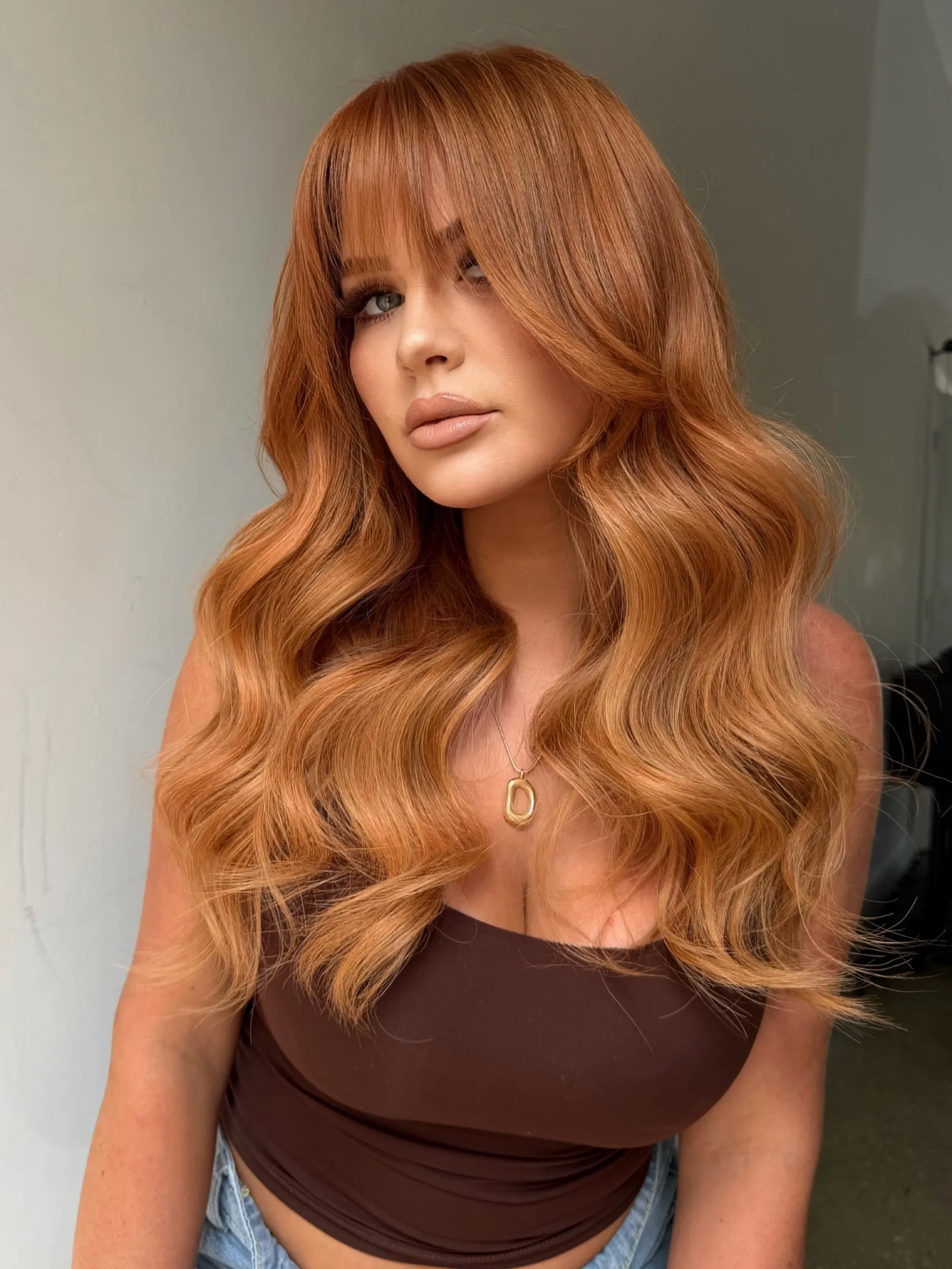 Який вигляд має трендове фарбування pumpkin spice hair