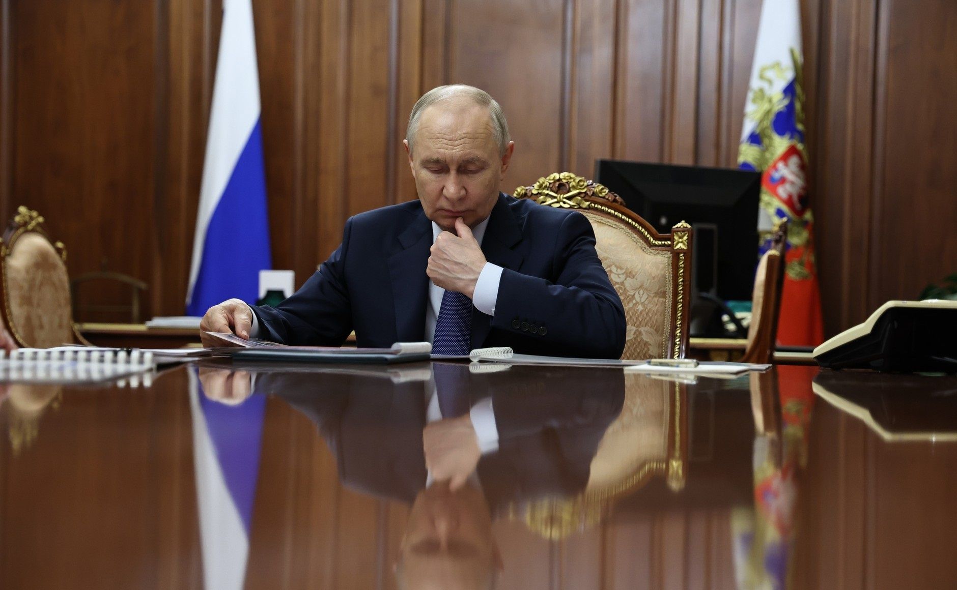 Российский диктатор Владимир Путин Российский диктатор Владимир Путин